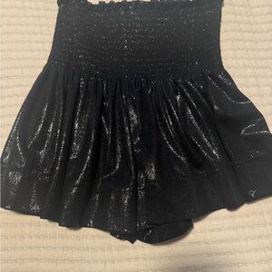 Queen of Sparkles shorts - size XS GLITTER BLK